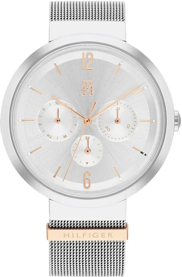 Montre Femme Tommy Hilfiger Lidia 1782537 bracelet acier maille milanaise argenté