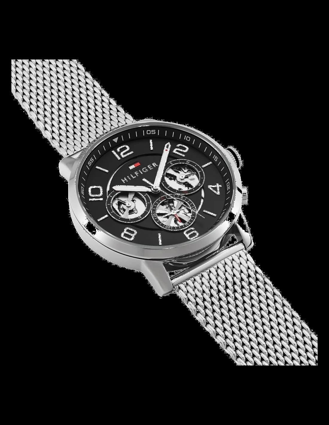 Montre Tommy Hilfiger 1791292 en Acier Poli et Cadran Bleu Marine vue 2