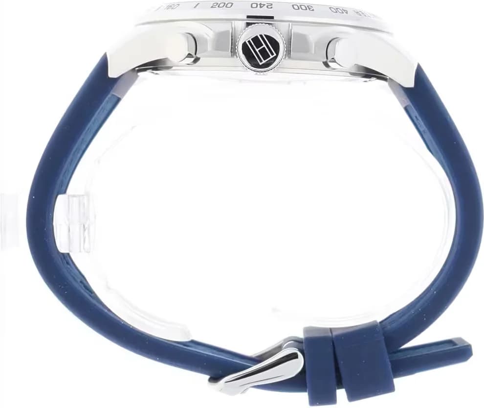 Montre Tommy Hilfiger 1791476 Decker Chronographe Silicone Bleu vue 2