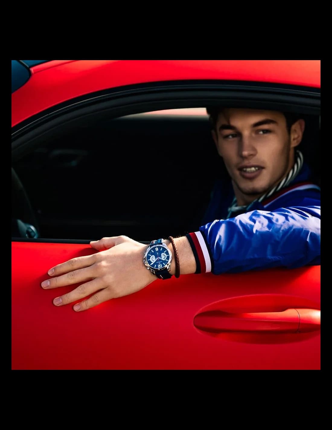 Montre Tommy Hilfiger 1791476 Decker Chronographe Silicone Bleu vue 4