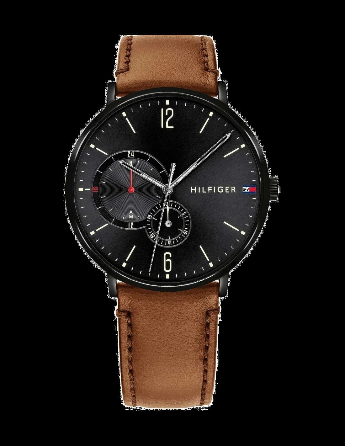 Montre Tommy Hilfiger 1791510 Brooklyn avec Bracelet en Cuir Marron