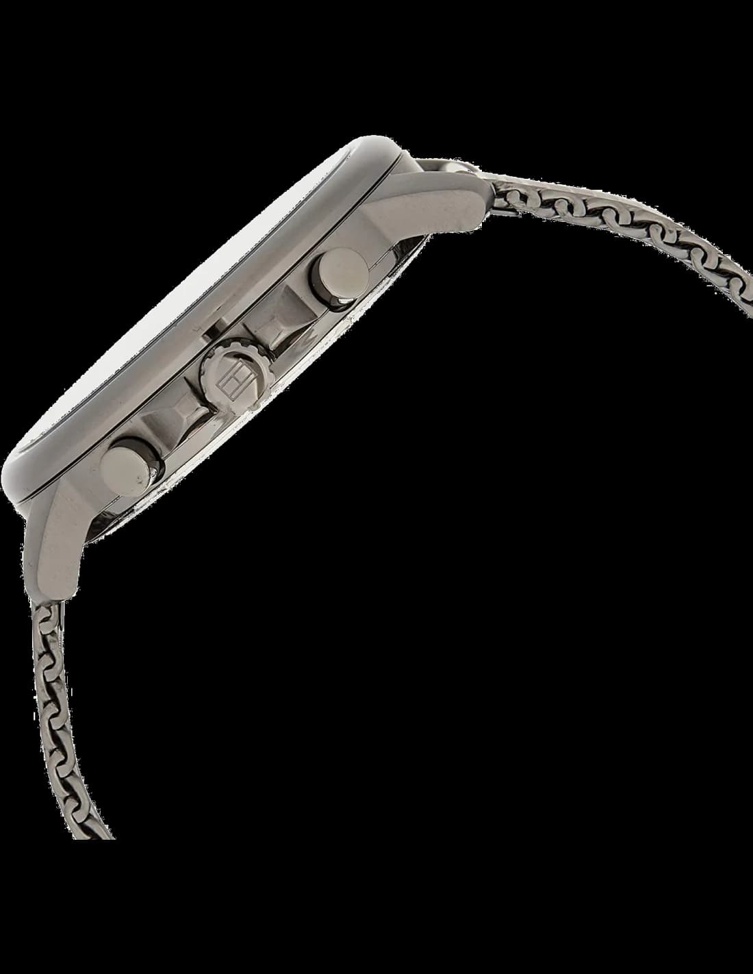 Montre Homme Tommy Hilfiger 1791530 Cadran Bleu et Bracelet Cuir Brun vue 2