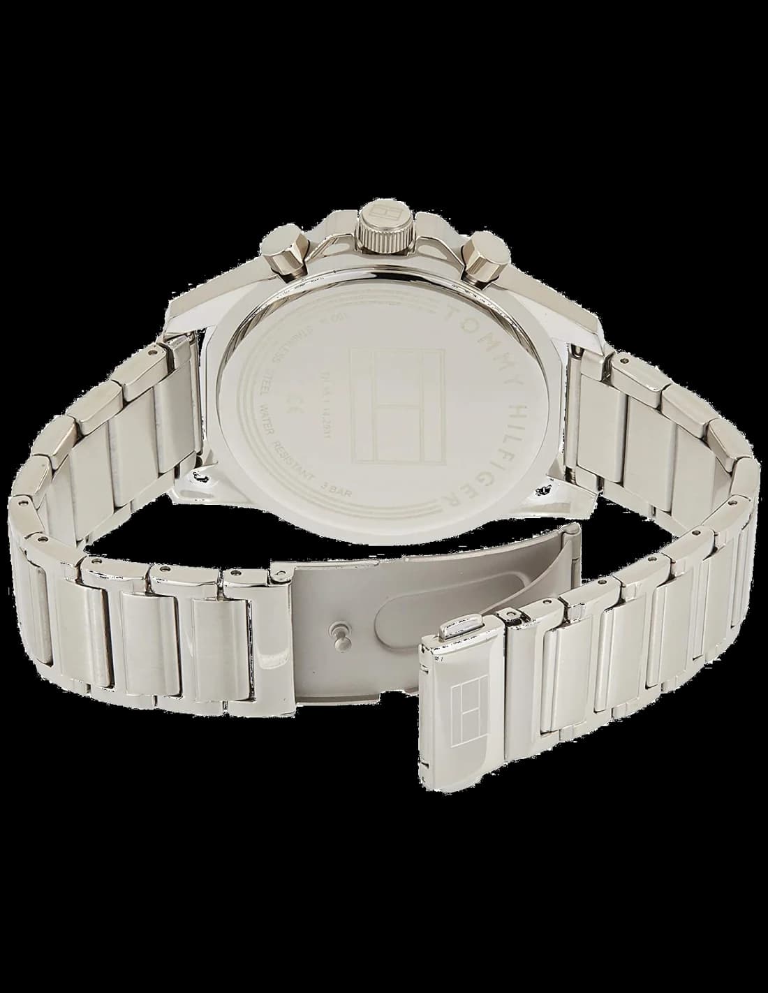 Montre Tommy Hilfiger 1791788 Mason Chronographe en Acier et Cadran Bleu vue 4