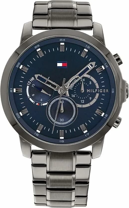 Montre Tommy Hilfiger 1791796 Jameson en Acier Gris avec Cadran Texturé
