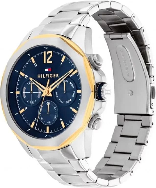 Montre Tommy Hilfiger 1792059 en acier bicolore argenté et doré vue 2