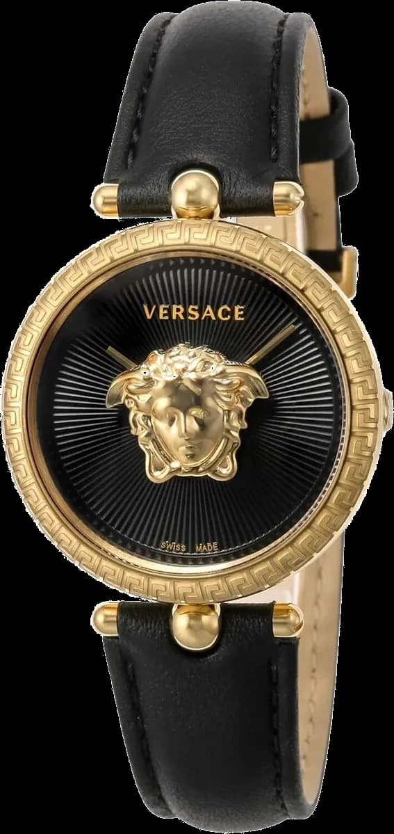 Montre Versace VECQ00118 Palazzo Empire Swiss Made bracelet en cuir noir