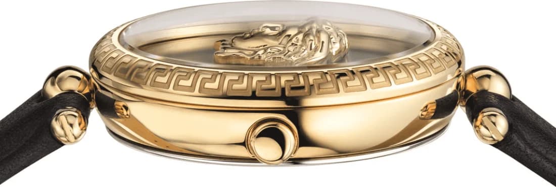 Montre Versace VECQ00118 Palazzo Empire Swiss Made bracelet en cuir noir vue 2