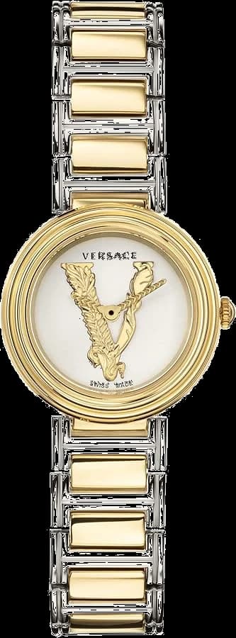 Montre Versace VET300721 Virtus Mini Acier Bicolore