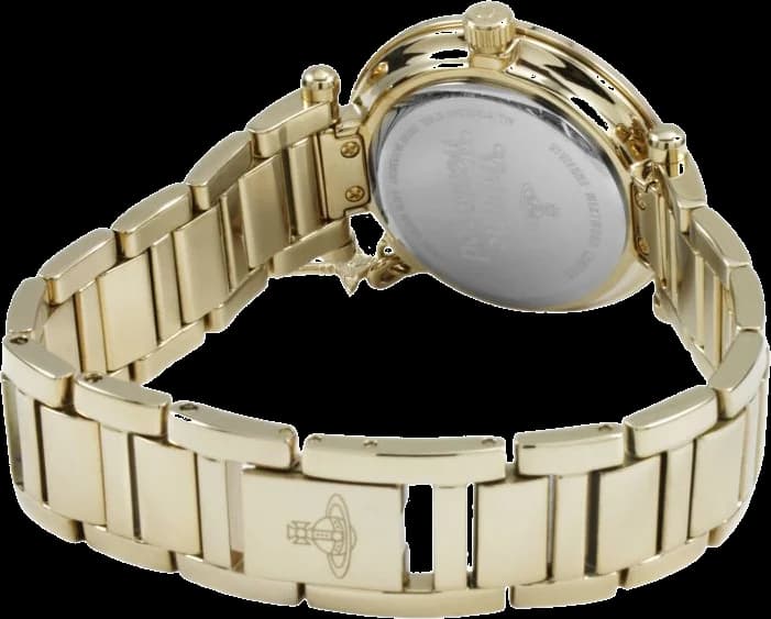Montre Femme Vivienne Westwood Kensington VV006KGD Cadran champagne bracelet acier inoxydable vue 2
