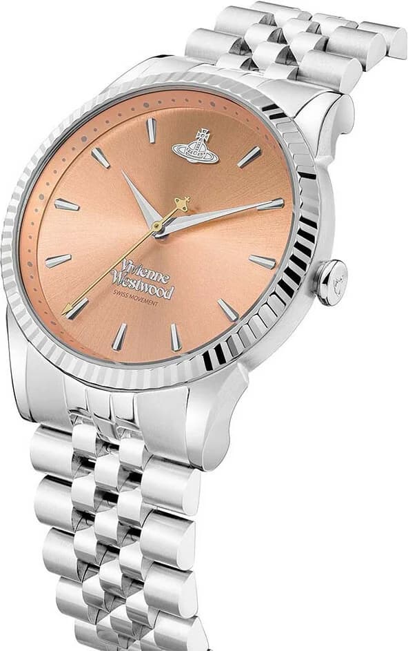 Montre Vivienne Westwood VV240PHSL en Acier Argenté avec Cadran Orange vue 2