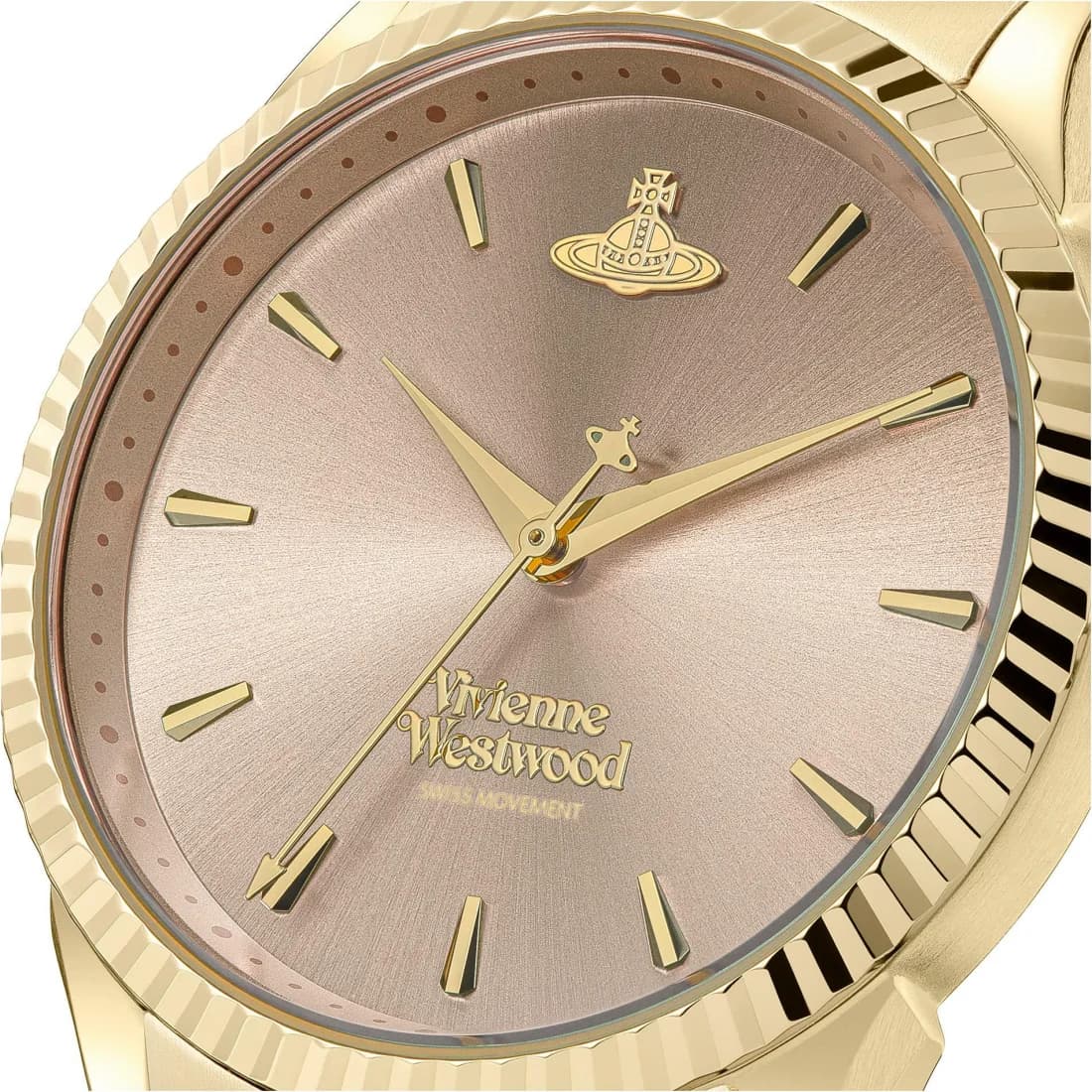 Montre Vivienne Westwood VV240PKGD Acier Doré et Cadran Rose vue 3