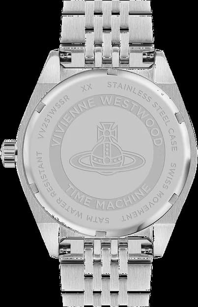 Montre Femme Vivienne Westwood Lady Sydenham VV251WSSR bracelet bicolore en acier cadran argenté vue 3