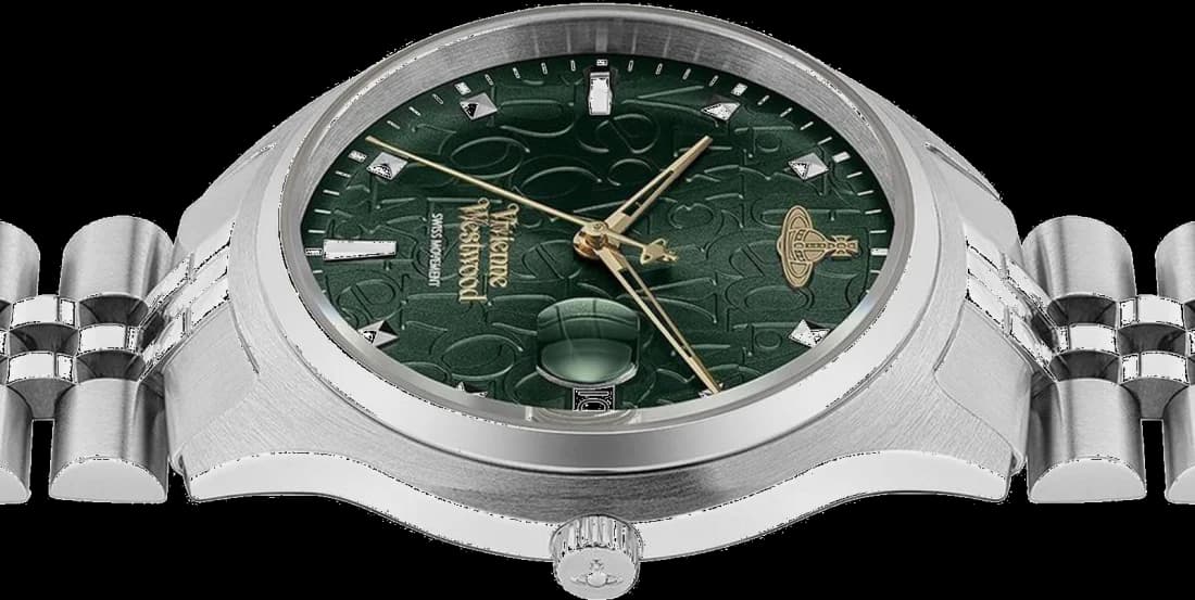 Montre Vivienne Westwood VV261GRSL Bracelet Acier et Cadran Vert Profond vue 3