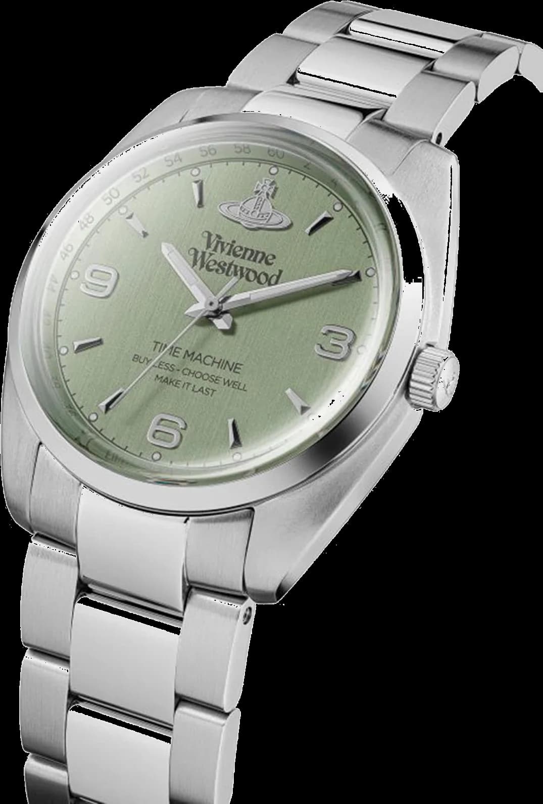 Montre Vivienne Westwood VV274GRSL Pennington en Acier Argenté et Cadran Vert Profond vue 2