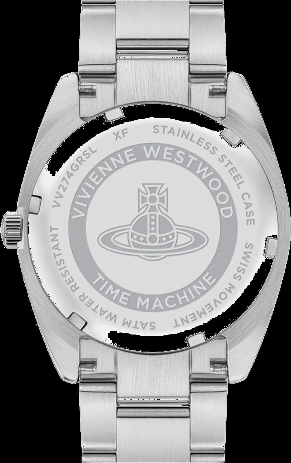 Montre Vivienne Westwood VV274GRSL Pennington en Acier Argenté et Cadran Vert Profond vue 5
