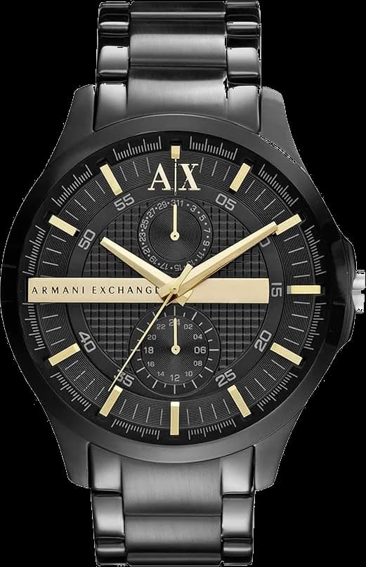Montre Homme Armani Exchange Hampton AX2121 bracelet acier noir
