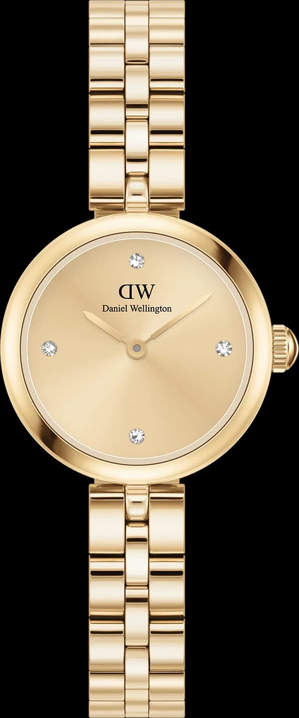 Montre Daniel Wellington DW00100718 Elan Lumine Gold ronde en acier doré jaune