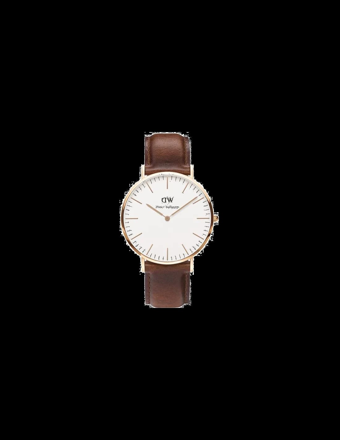 Montre Daniel Wellington DW00100006 Classic St Mawes avec Bracelet en Cuir Marron