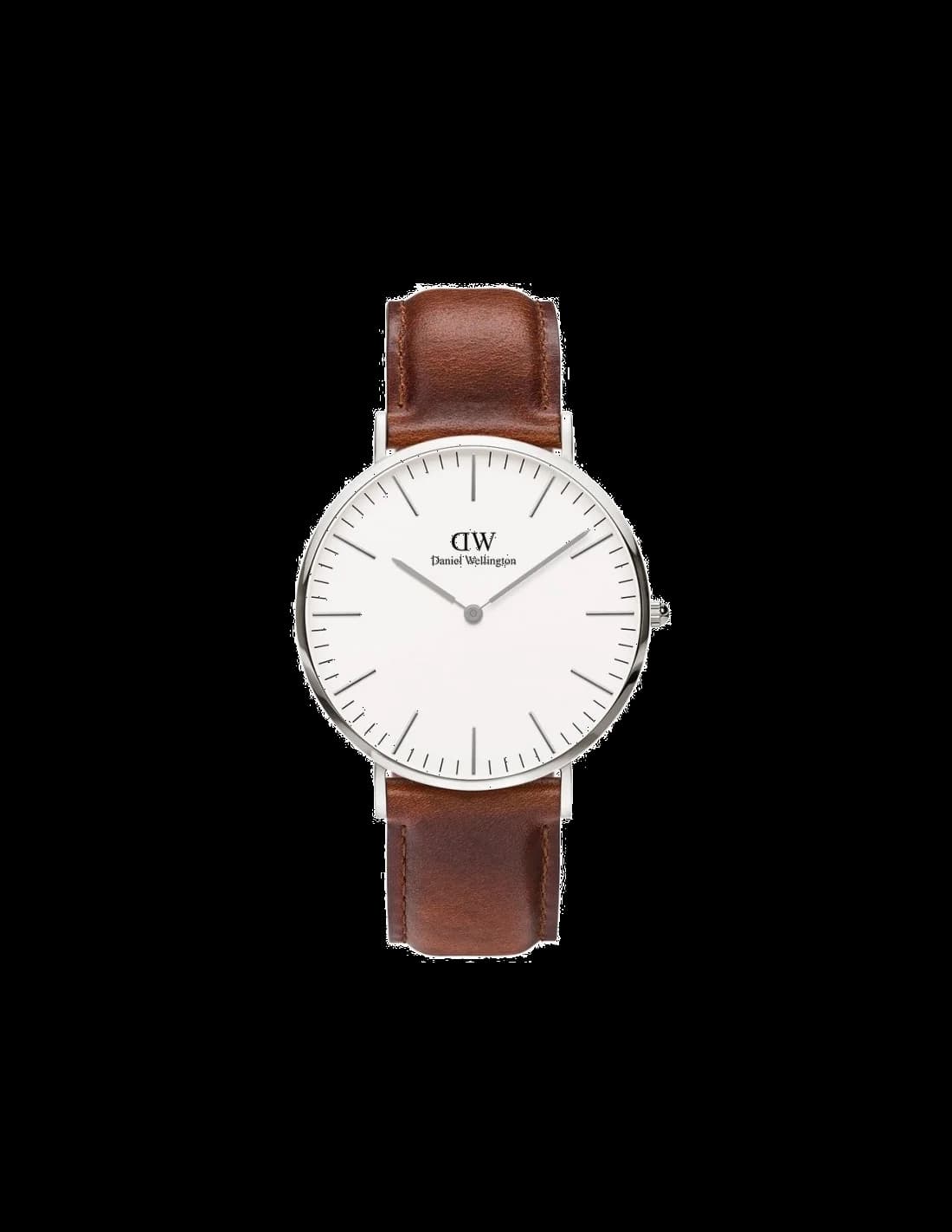 Montre Homme Daniel Wellington DW00100021 Bracelet Cuir Marron St Mawes