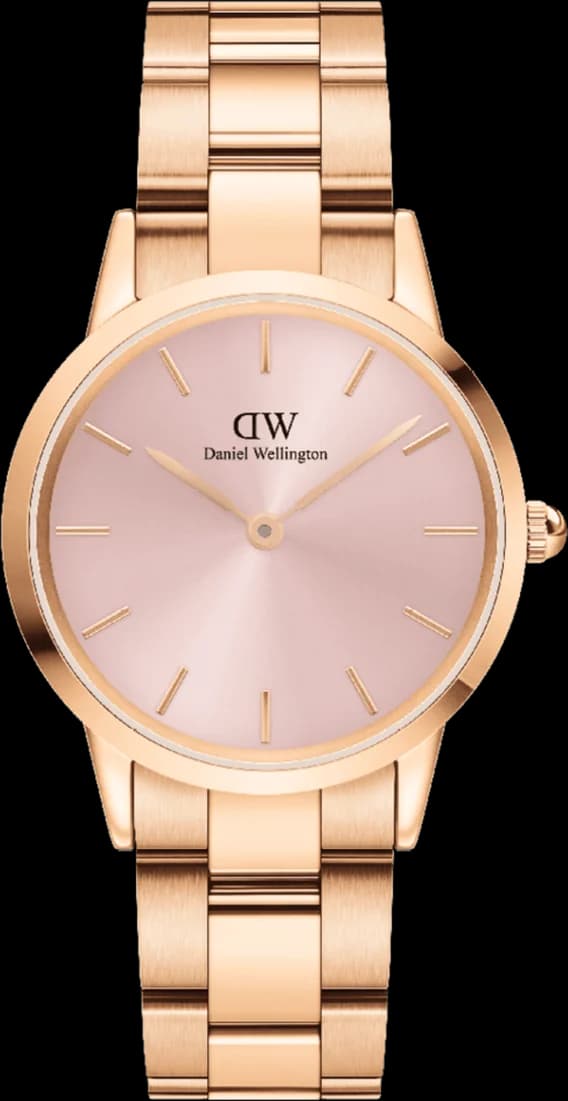Montre Femme Daniel Wellington Iconic Link 36mm DW00100331 cadran rose
