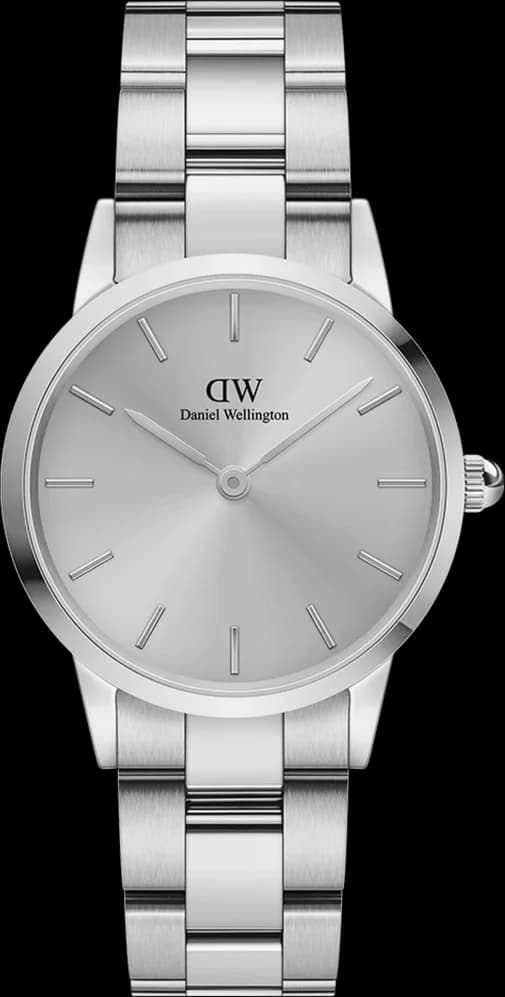 Montre Femme Daniel Wellington Iconic Link Unitone DW00100402 cadran argenté