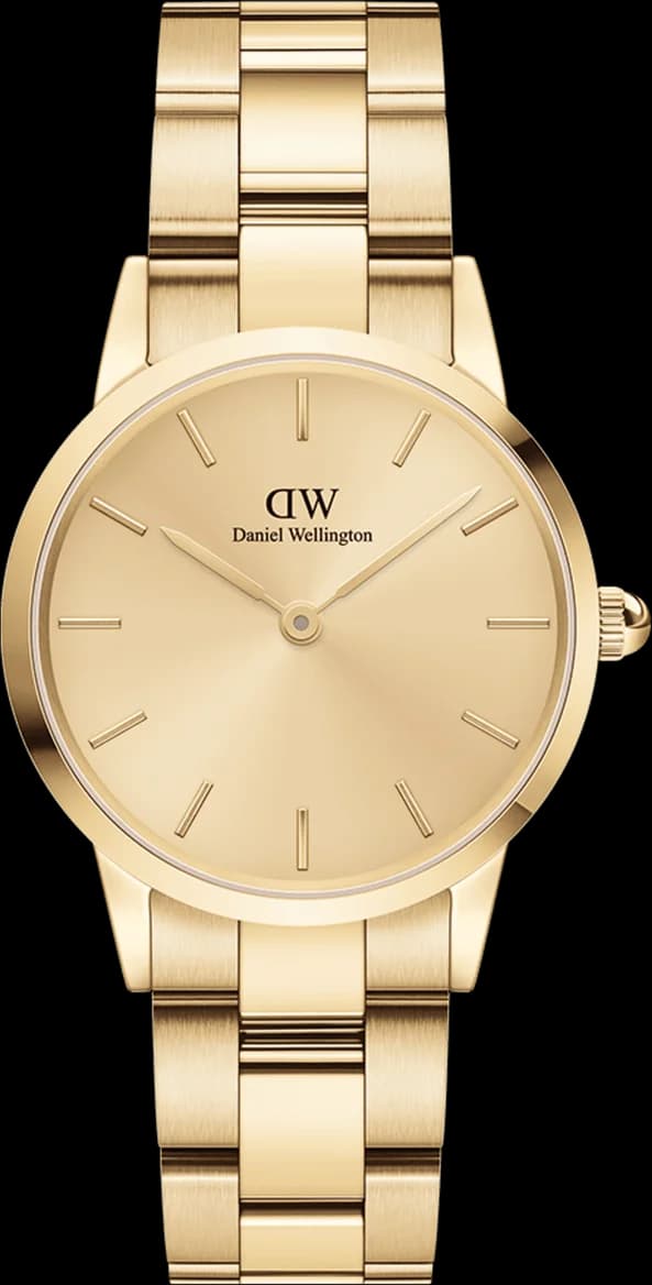 Montre Daniel Wellington DW00100403 Iconic Link 28mm Acier Plaqué Or Jaune
