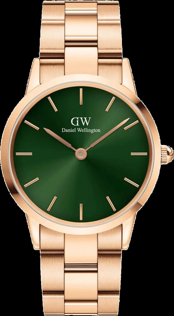 Montre Daniel Wellington DW00100420 Iconic Link Cadran Vert Émeraude 32 mm
