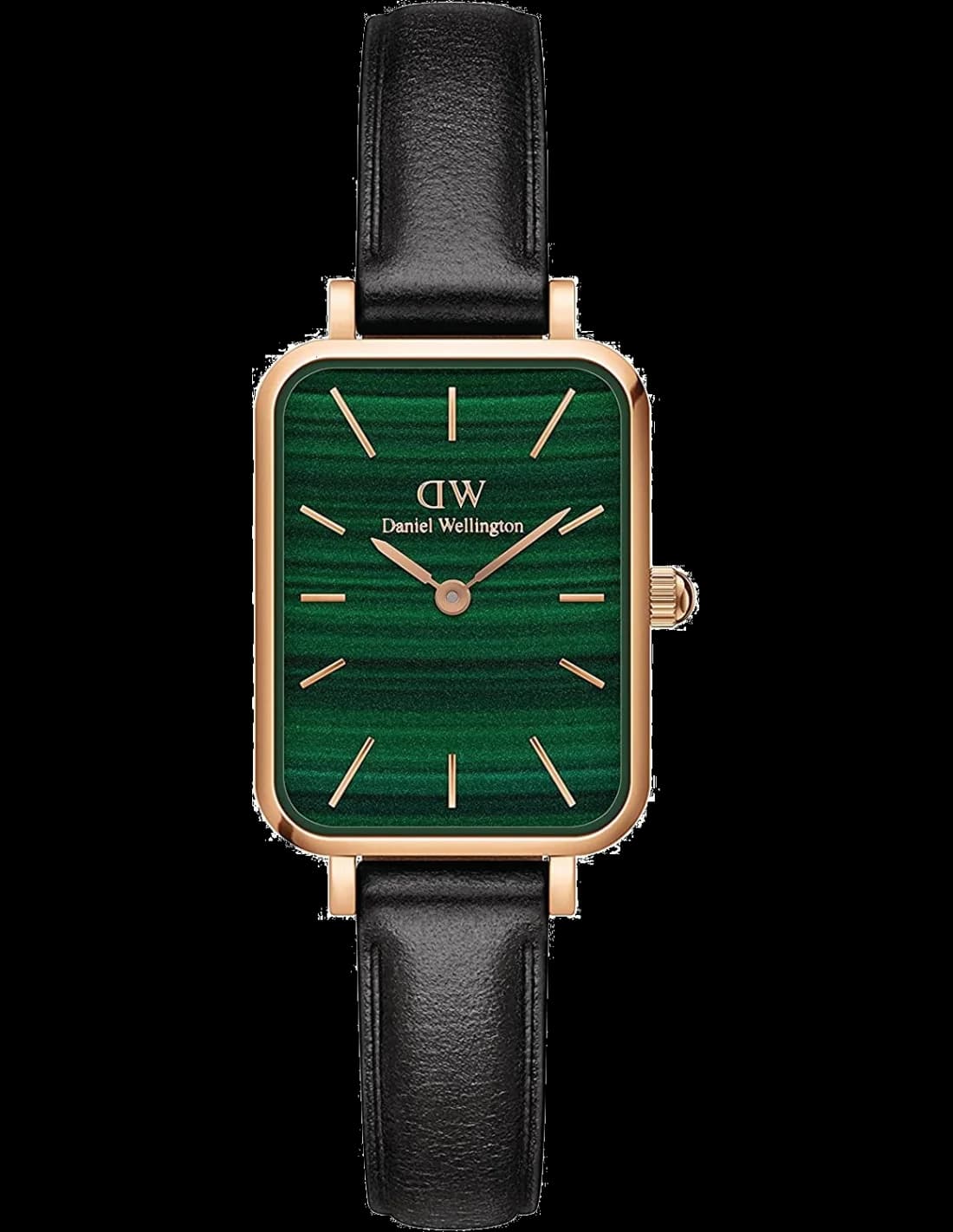 Montre Daniel Wellington DW00100439 Cadran Vert et Bracelet Cuir Noir