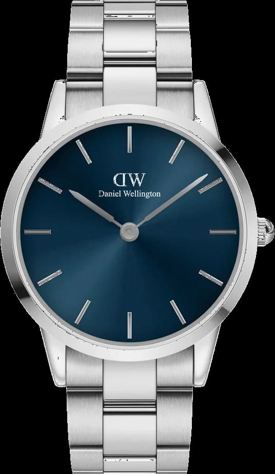 Montre Daniel Wellington DW00100448 Iconic Arctic 40mm Acier et Cadran Bleu