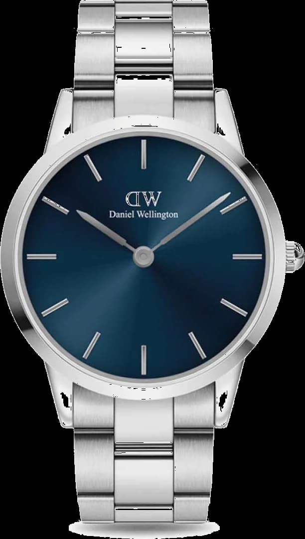 Montre Daniel Wellington DW00100459 Iconic Arctic en Acier Poli et Cadran Bleu 32mm