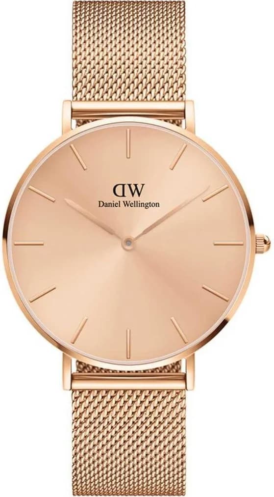 Montre Femme Daniel Wellington Petite Unitone 36mm DW00100472 cadran or rose