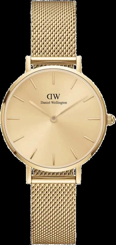 Montre Daniel Wellington DW00100474 Petite Unitone 32mm en Maille Milanaise Or Jaune