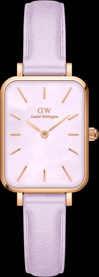 Montre Daniel Wellington DW00100637 Quadro Lavender Lilas Nacre