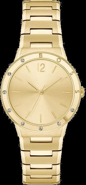 Montre Femme Hugo Boss Breath 1502715 bracelet acier doré boitier