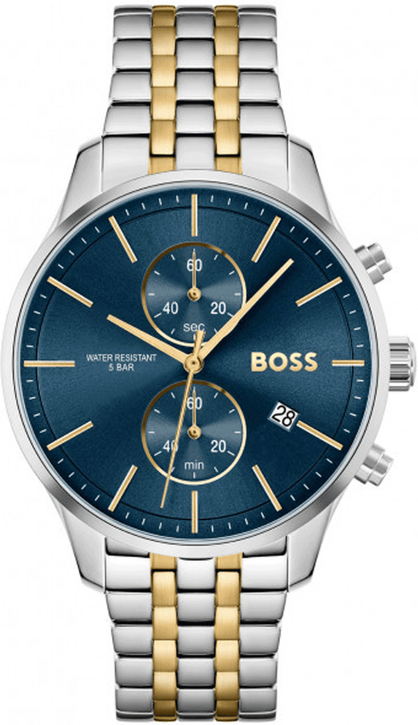 Montre Homme Hugo Boss Associate 1513976 chronographe cadran bleu