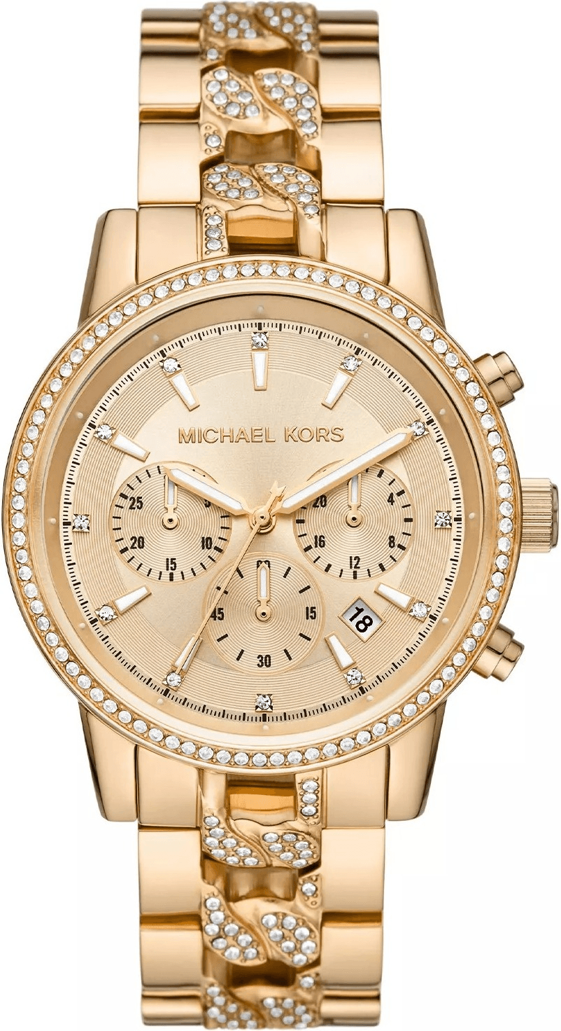 Montre femme Michael Kors Ritz MK6937 Chronographe acier doré