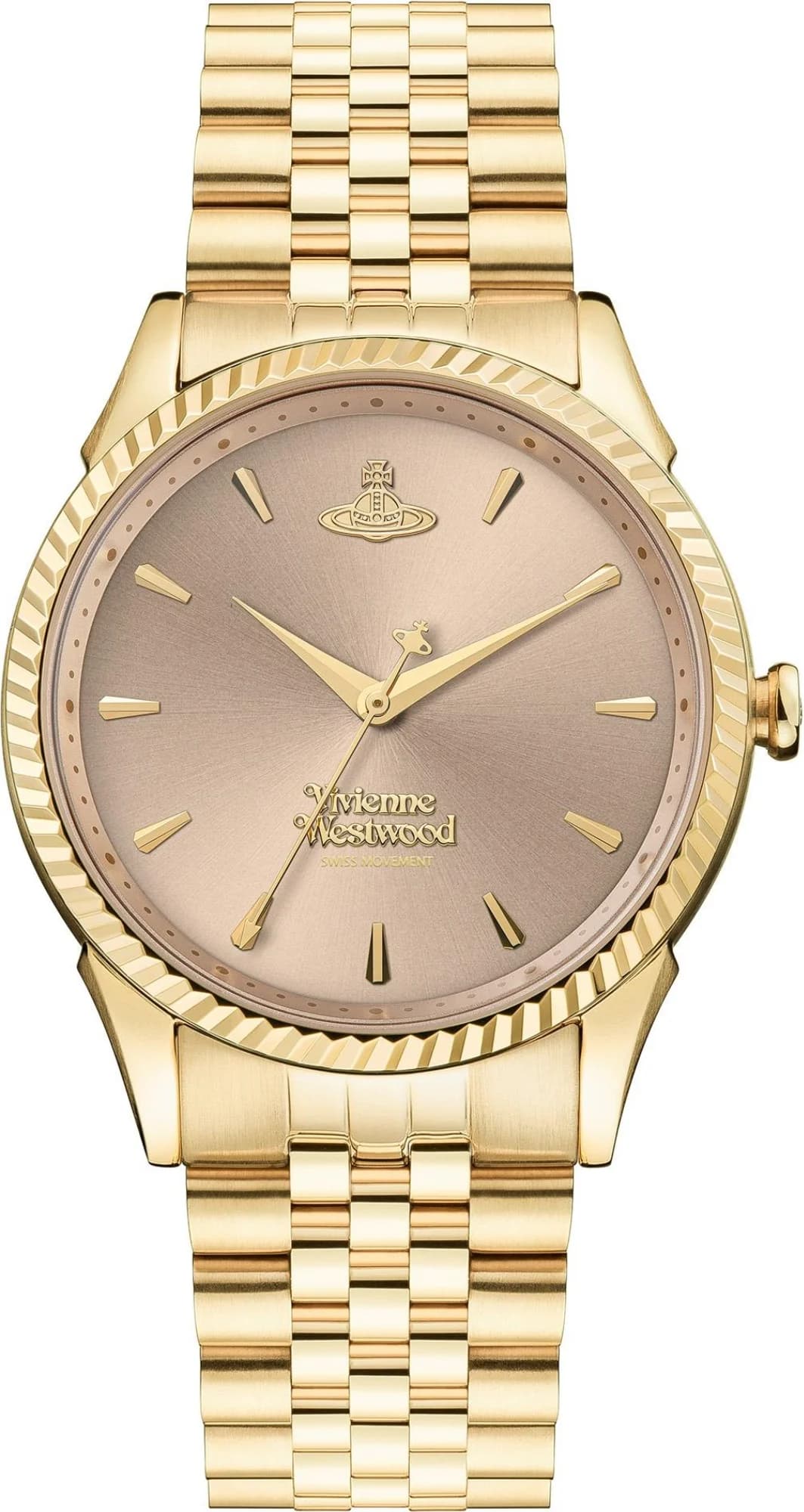 Montre Vivienne Westwood VV240PKGD Acier Doré et Cadran Rose