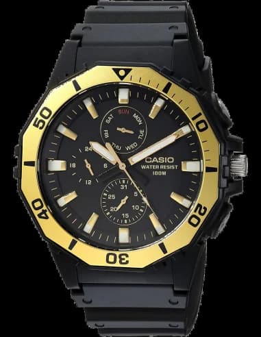 Montre Homme Casio Sport MRW-400H-9AVCF Noir et Or