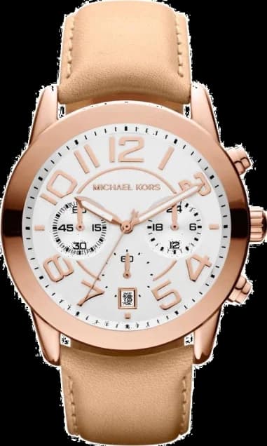 Montre Femme Michael Kors MK2283 Mercer Cuir & Or Rose